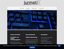 Tablet Screenshot of jurmatix.de